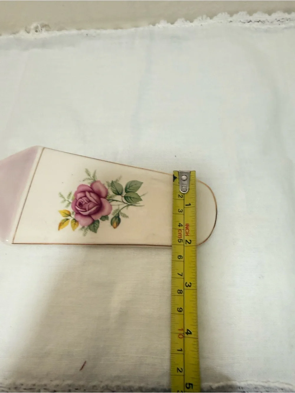 Royal Tudor Ware Barker Bros England Pink Floral Ceramic Server 10 in Vintage